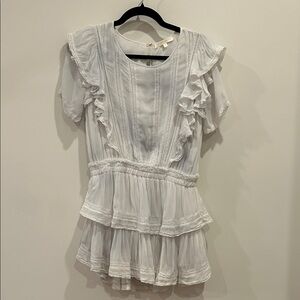 LoveShackFancy Ruffle Dress Sz S